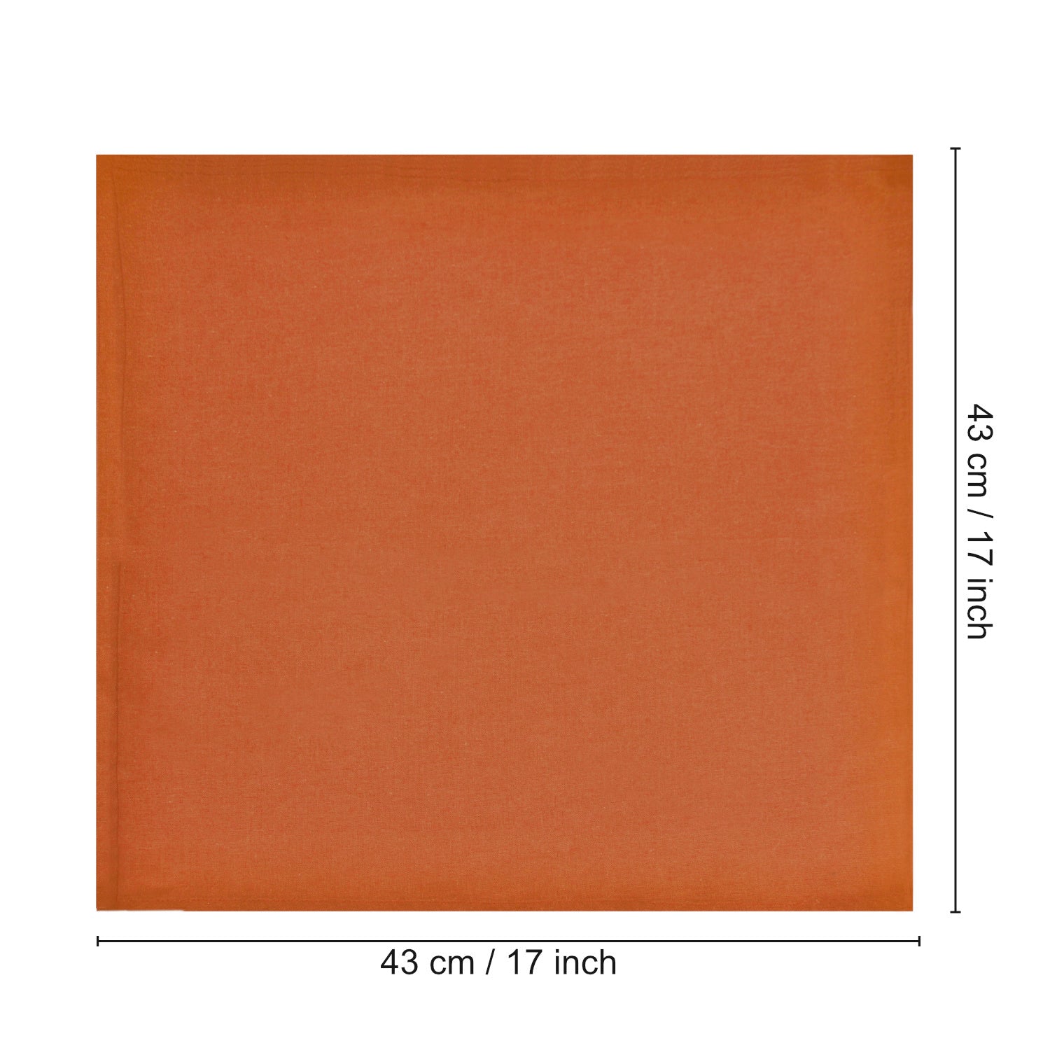 Stylemyway Dining Table Premium Cotton Table Napkin (Set of 6 , L x B – 17 x 17 inch , Brown) - View 3