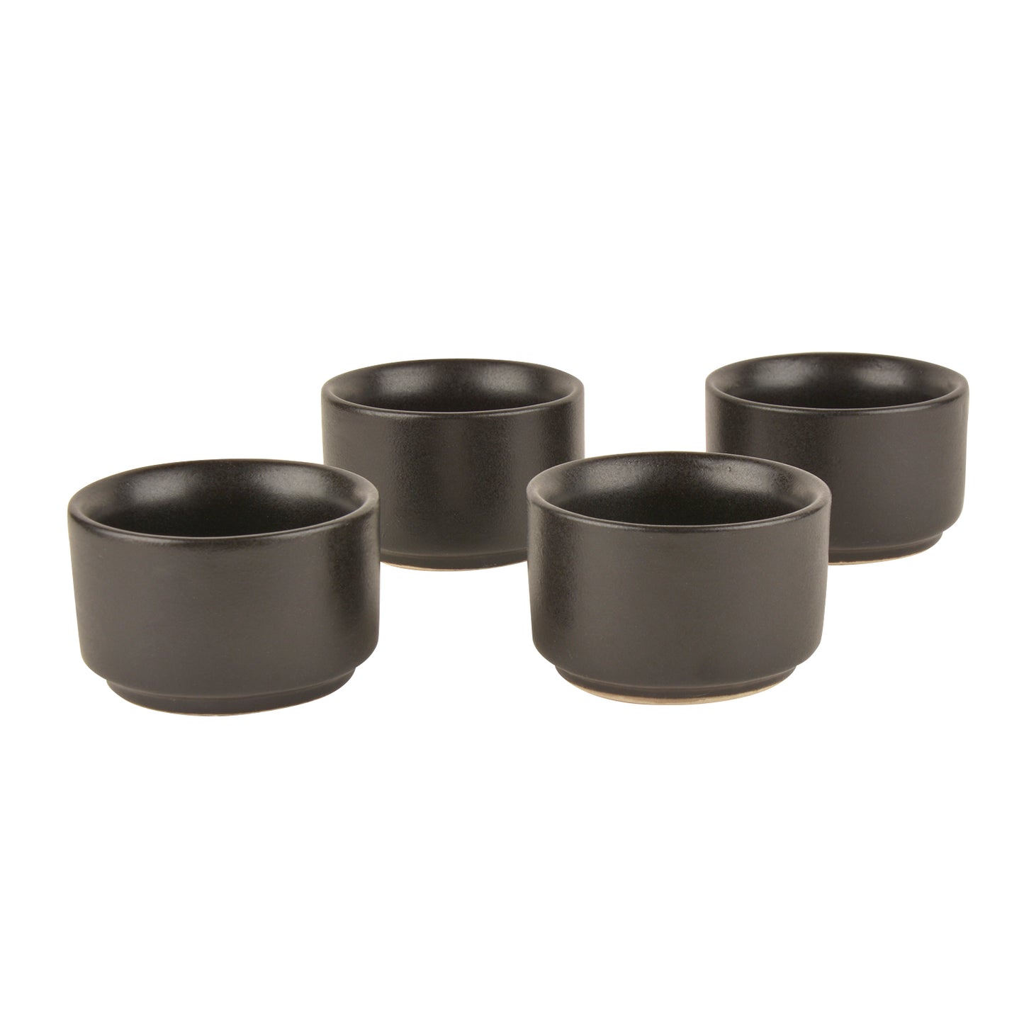 Ceramic Dip Bowls (50 ml , Black , Set of 4) - View 4