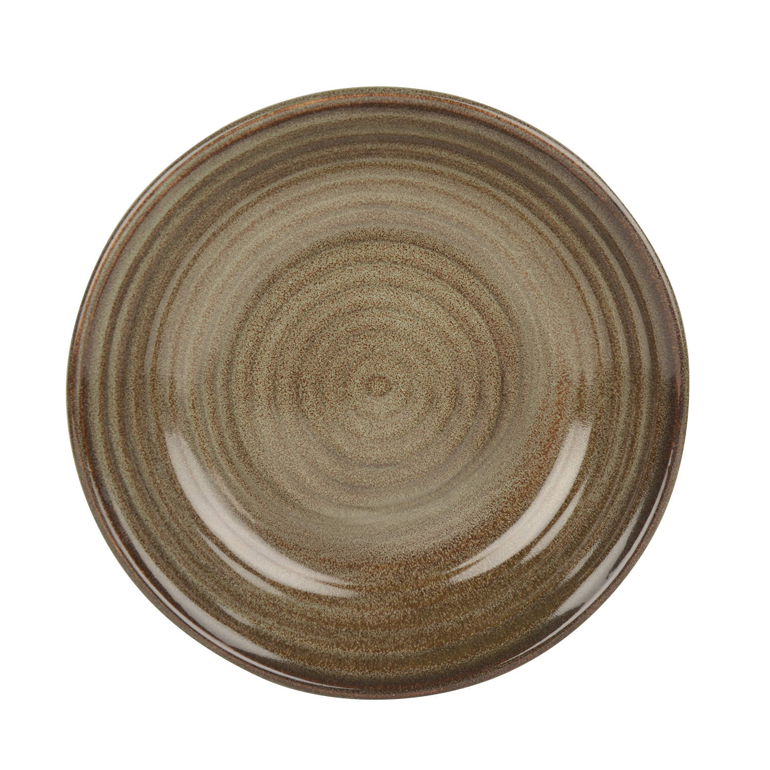 “Dove Blue Symphony Collection” Studio Pottery Ceramic Shallow Serving Bowl (Dove Blue , Diameter - 24 cm, 800 ml) - View 4