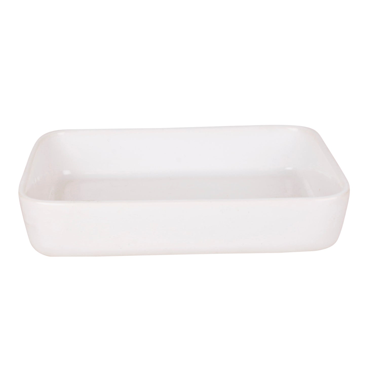 Ceramic Baking Dish ( L x B x H – 27 x 19 x 5.5 cm , White , 1500 ml) - View 3