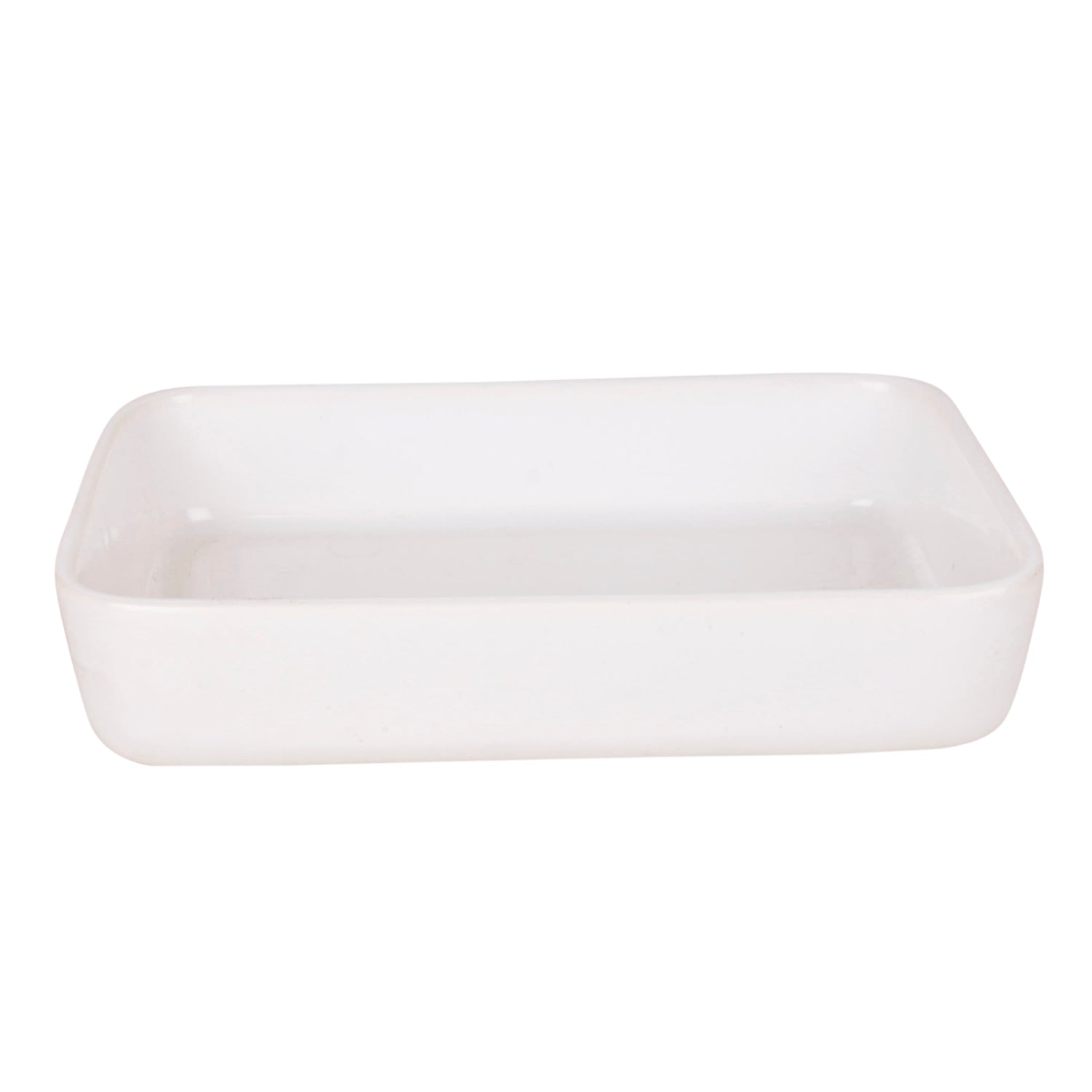 Ceramic Baking Dish ( L x B x H – 27 x 19 x 5.5 cm , White , 1500 ml) - View 3