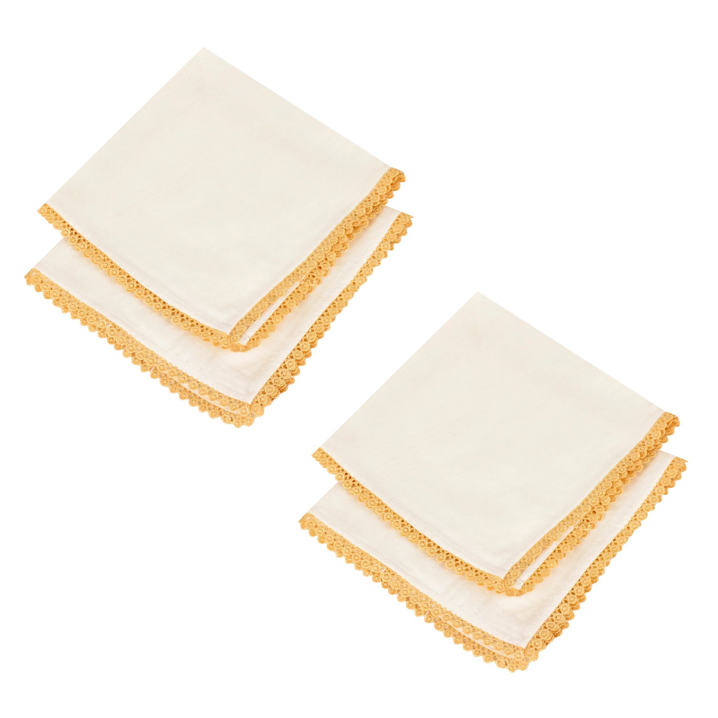 “Dazzling Riviera” Ribbed Ceramic Dinner Serving Plates (Set of 4, Ivory , Diameter – 10 inches) - View 4