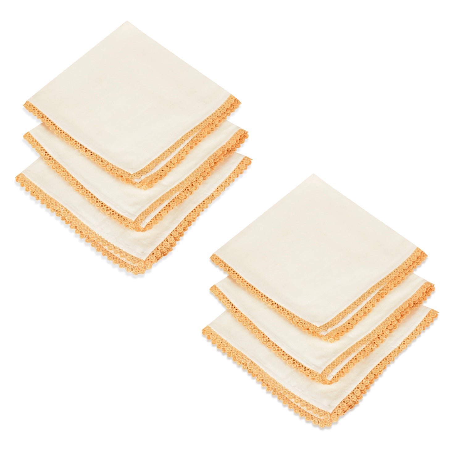 “Dazzling Riviera” Ribbed Ceramic Dinner Serving Plates (Set of 6, Ivory , Diameter – 10 inches) - View 4