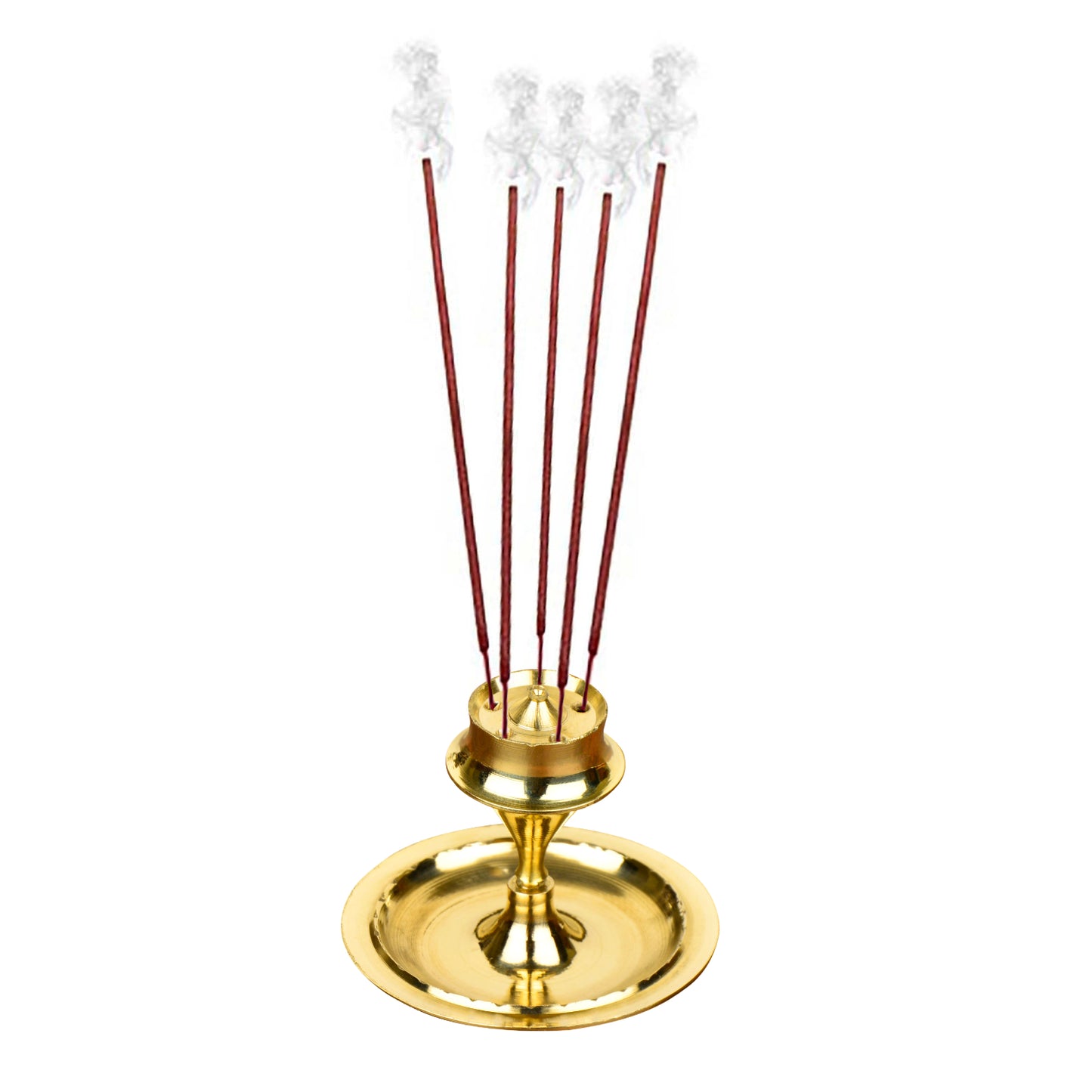 Premium Pure Brass Incense Holder with Ash catcher (Diameter – 6 cm, Weight – 70 gm) - View 4