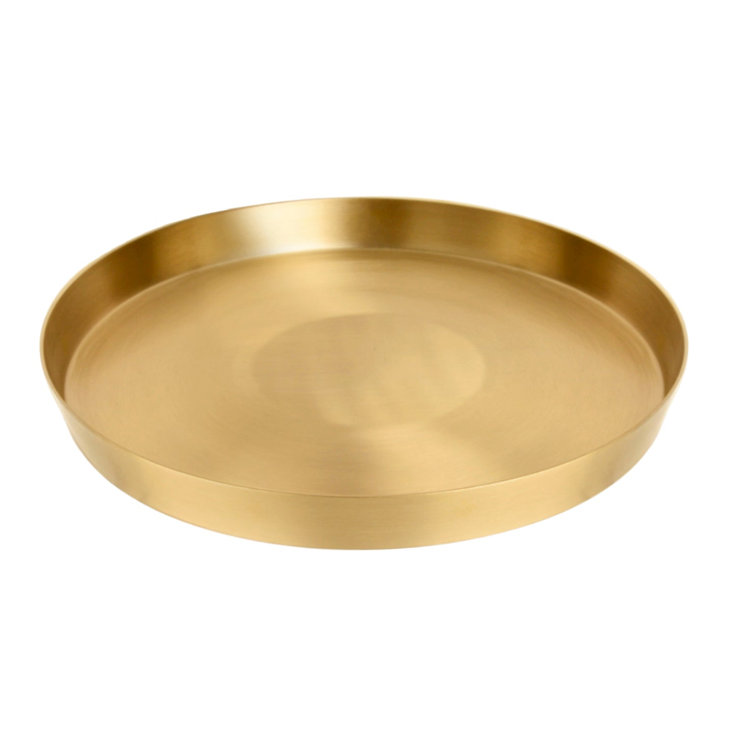 Premium Brass Heavy Dinner Plate (11.5 inches, 1000 gm, Matte Finish, Golden Color) - View 4