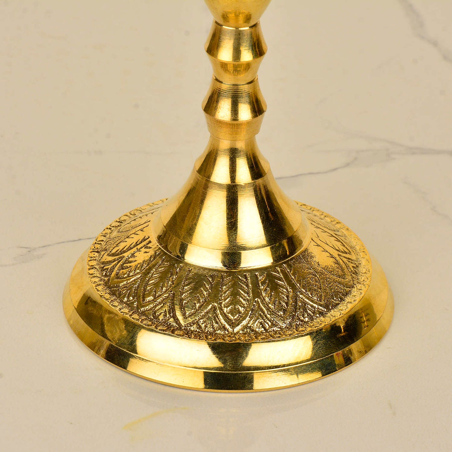 Premium Brass Dancing Peacock Standing Diya (Height – 13.2 Inches, 512 gm) - View 5