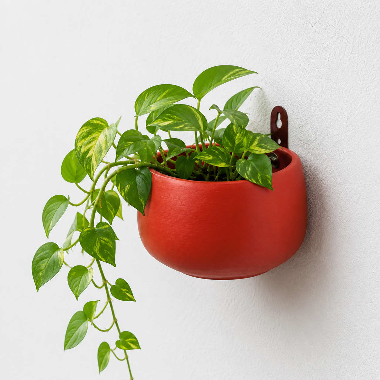 Handmade Wall Hanging Clay Planter for Home Balcony & Garden